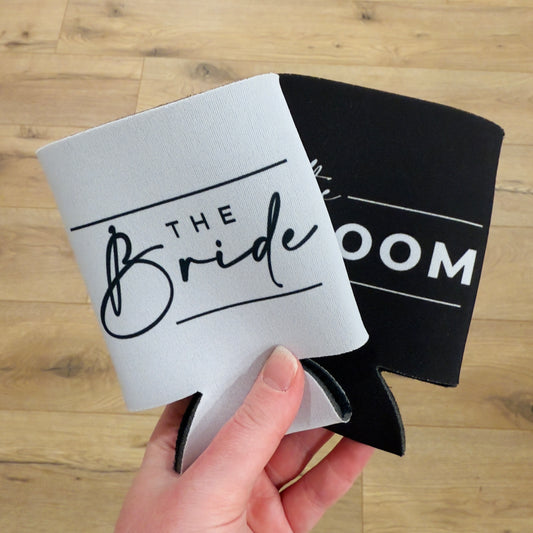 Bride & Groom Foam Koozies