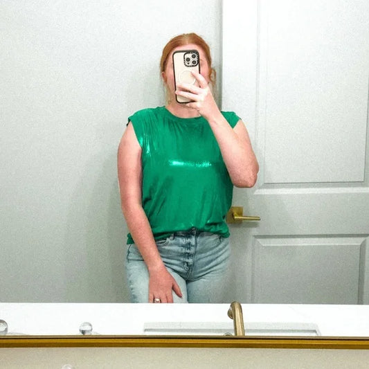 Emerald Shine Muscle Tee